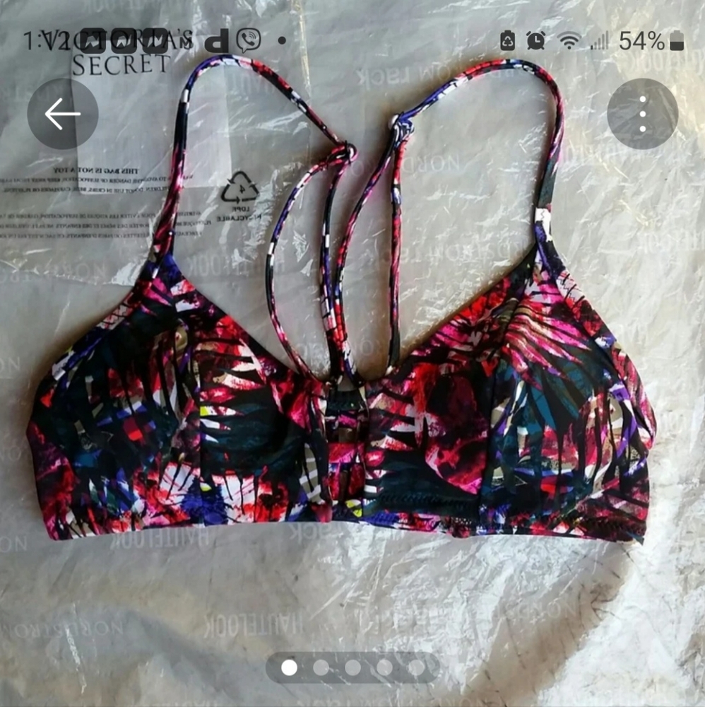 New VS PINK Caged bikini Top